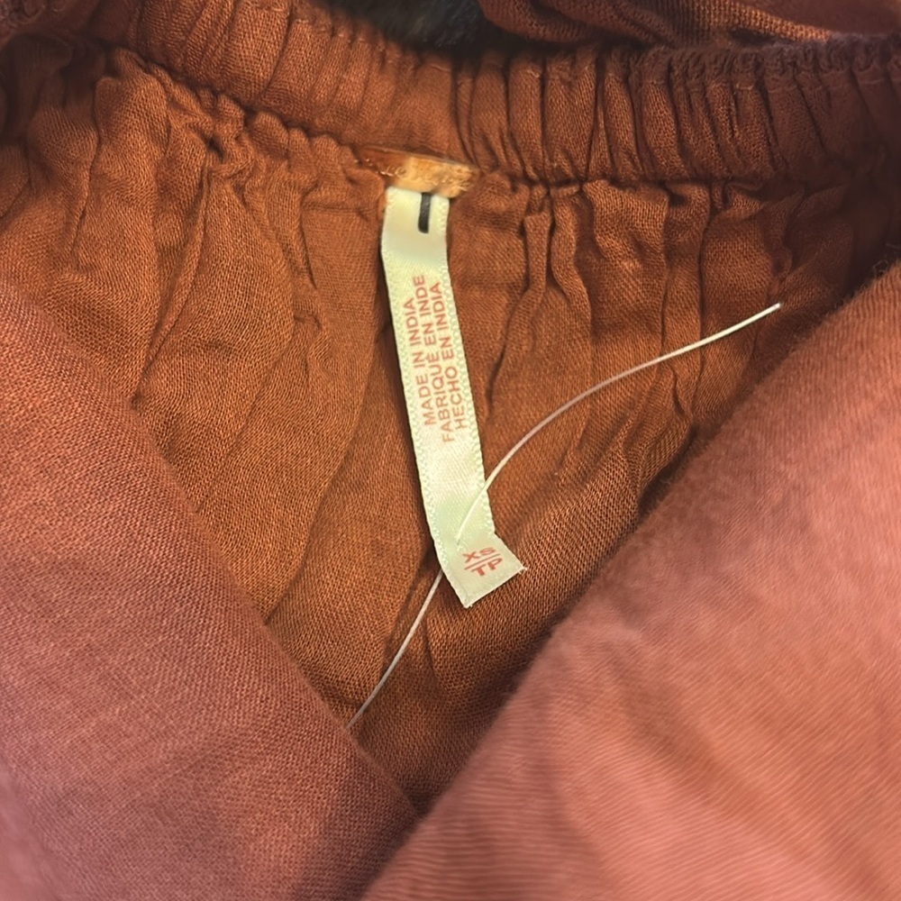 NWOT Free People, Close To Heart Mini, XS in Brown - Picture 6 of 6